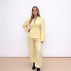 [2026.SOUL] Completo Con Blazer Drappeggiato E Pantalone