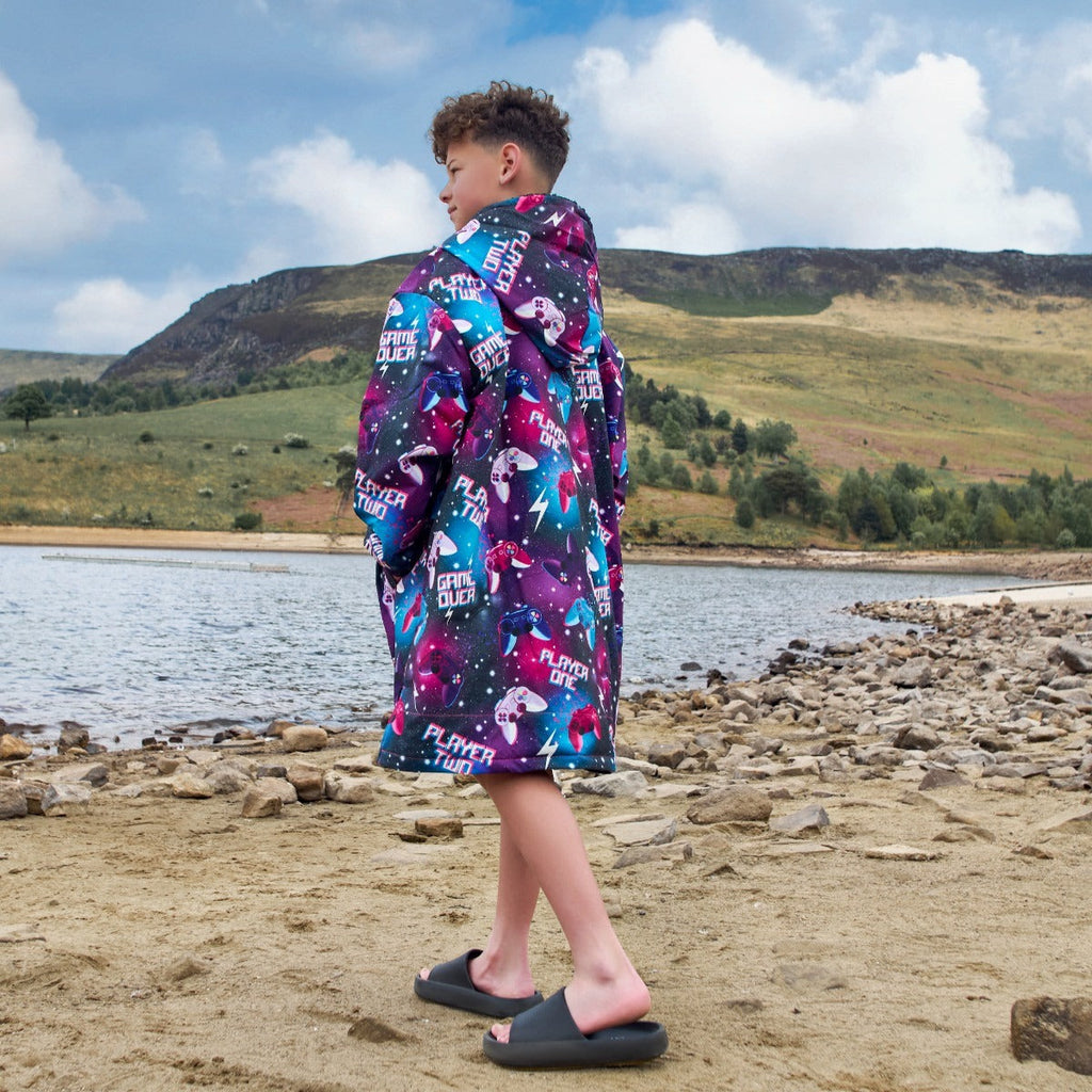 Peignoir de séchage résistant à l'eau pour enfants
