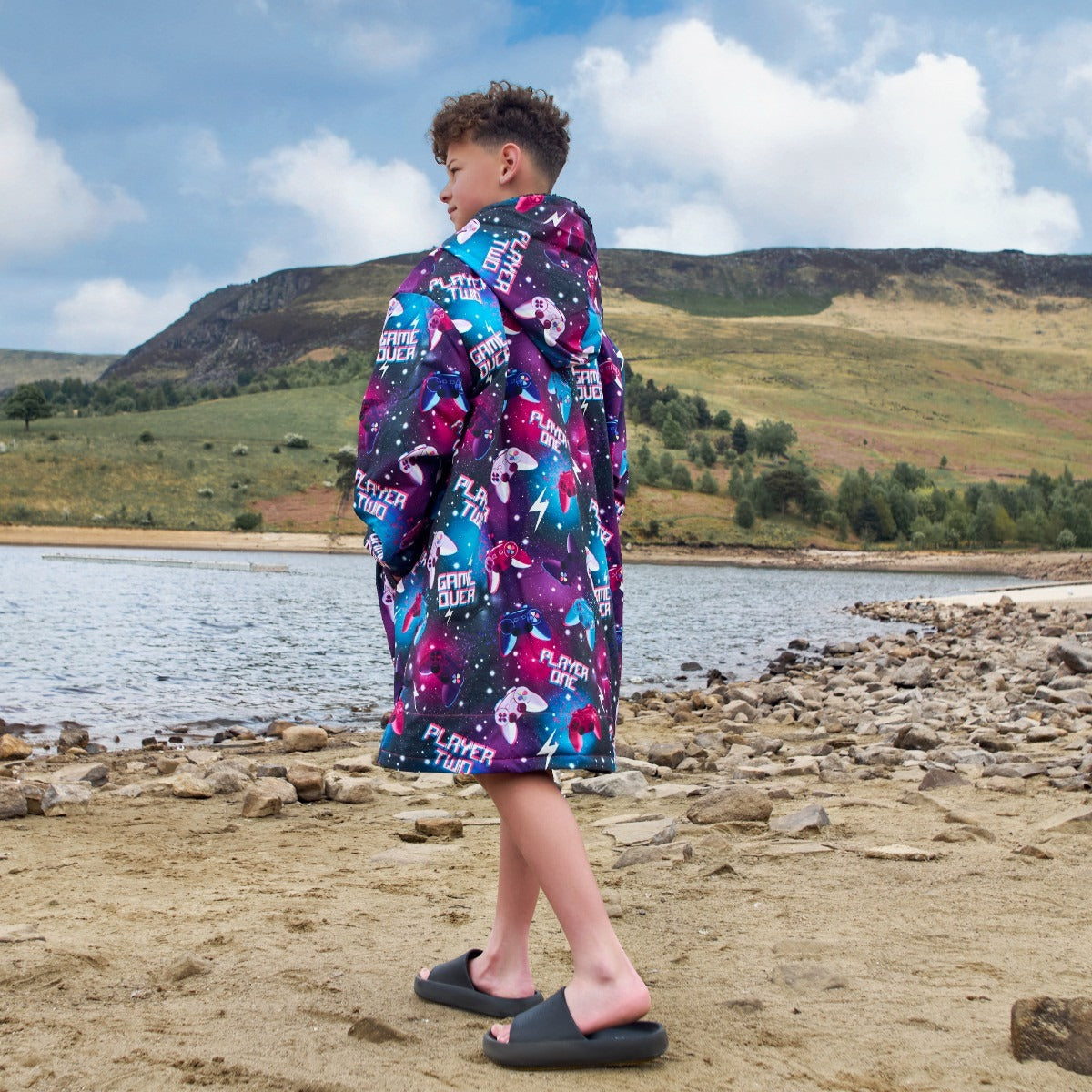 Peignoir de séchage résistant à l'eau pour enfants