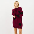 [2026.COUTURE] Vestito Love, In Maglia Con Cuori