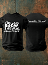 Men's Retro Last Show Print T-Shirt