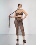 Costume 3pz Pois