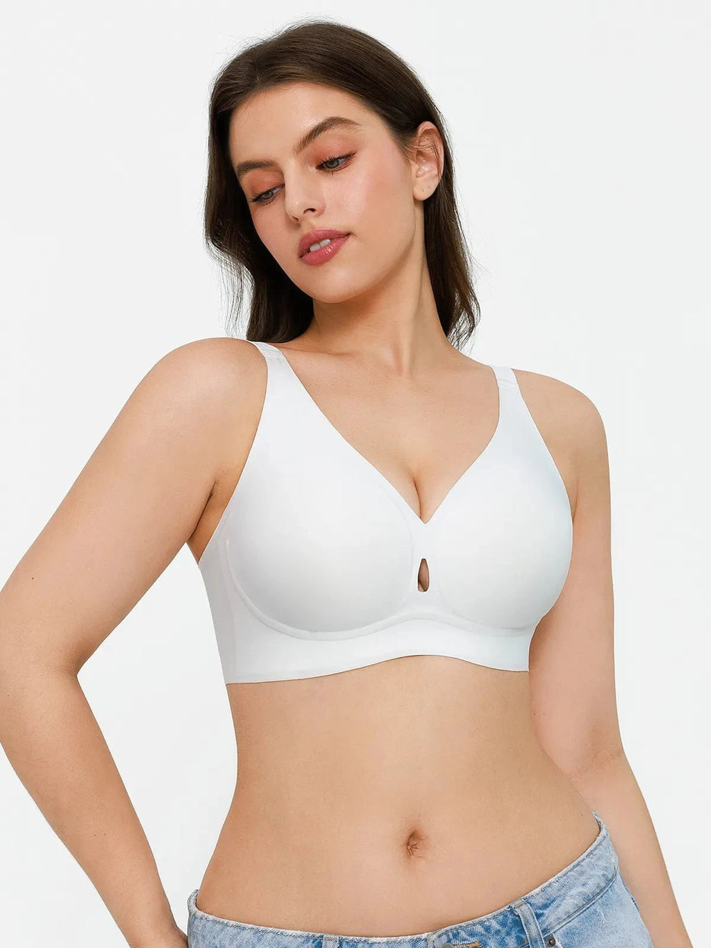 Soutien-gorge sans coutures avec support en gel et maintien des contours