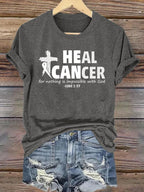 Women's  Lung Cancer HEAL CANCER Classic T-Shirt
