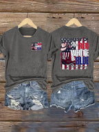 Women's  Courtesy Of Red White And Blue, 250th Anniversary Freedom T-Shirt