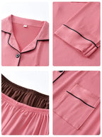 Ensemble cardigan à revers pour femmes, tricot décontracté ample à manches longues, tenue d'intérieur automne et hiver, 2 pièces