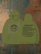 Women's  Retro Funny Proud Member Of Club We Do Not Care Menopause Perimenopause Print   Hoodie