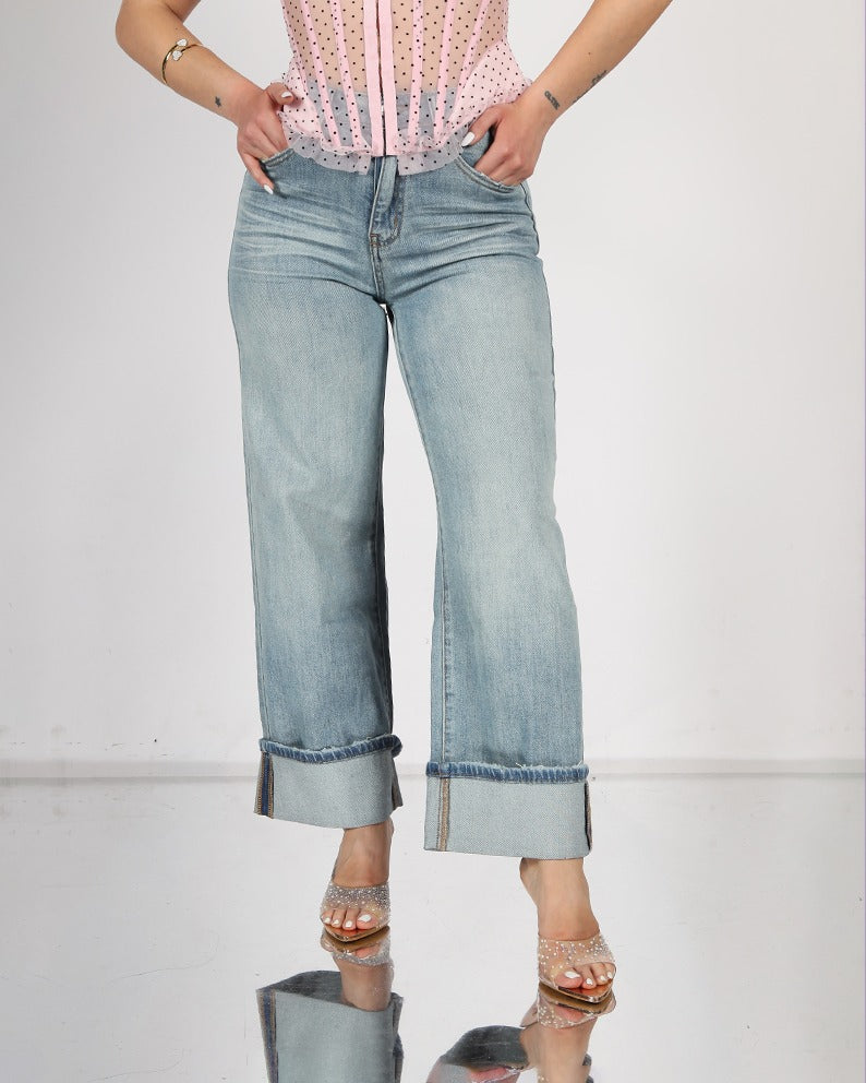 Jeans piegati
