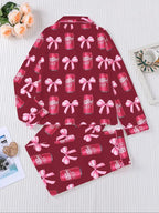Ensemble pyjama Dr Pepper pour femme, vêtement de nuit à manches longues imprimé soda, cadeau homewear doux et confortable pour l'automne et l'hiver