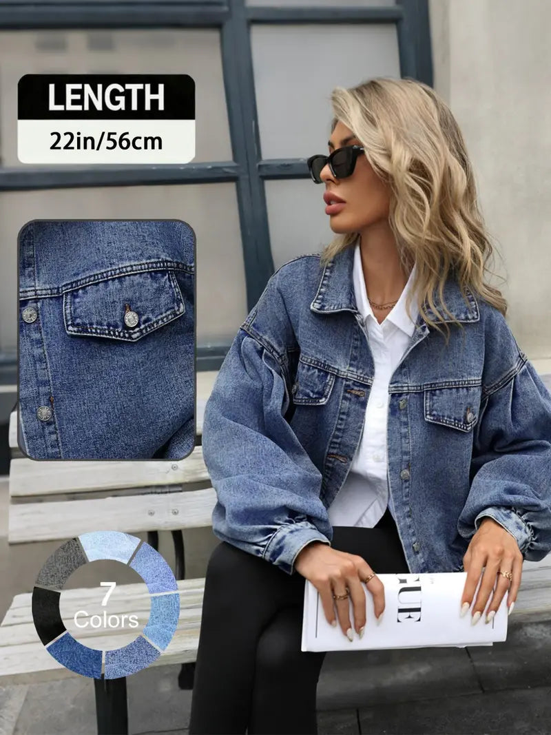 Veste en jean femme déchirée