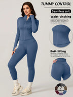 Completo da allenamento da donna a due pezzi slim-fit