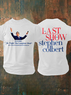 🔥Buy 3 Get 15% Off🔥Men's Retro Last Show 05.21.2026 The Night The Laughter Died After The Episode Ended. Hopefully People Laughed During The Show Print T-Shirt