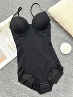 Ensemble Bodysuit Amincissant Froncé pour Femme, Design Fin Sans Bretelles, Parfait pour les Robes de Soirée, Sous-vêtement Confortable Toutes Saisons