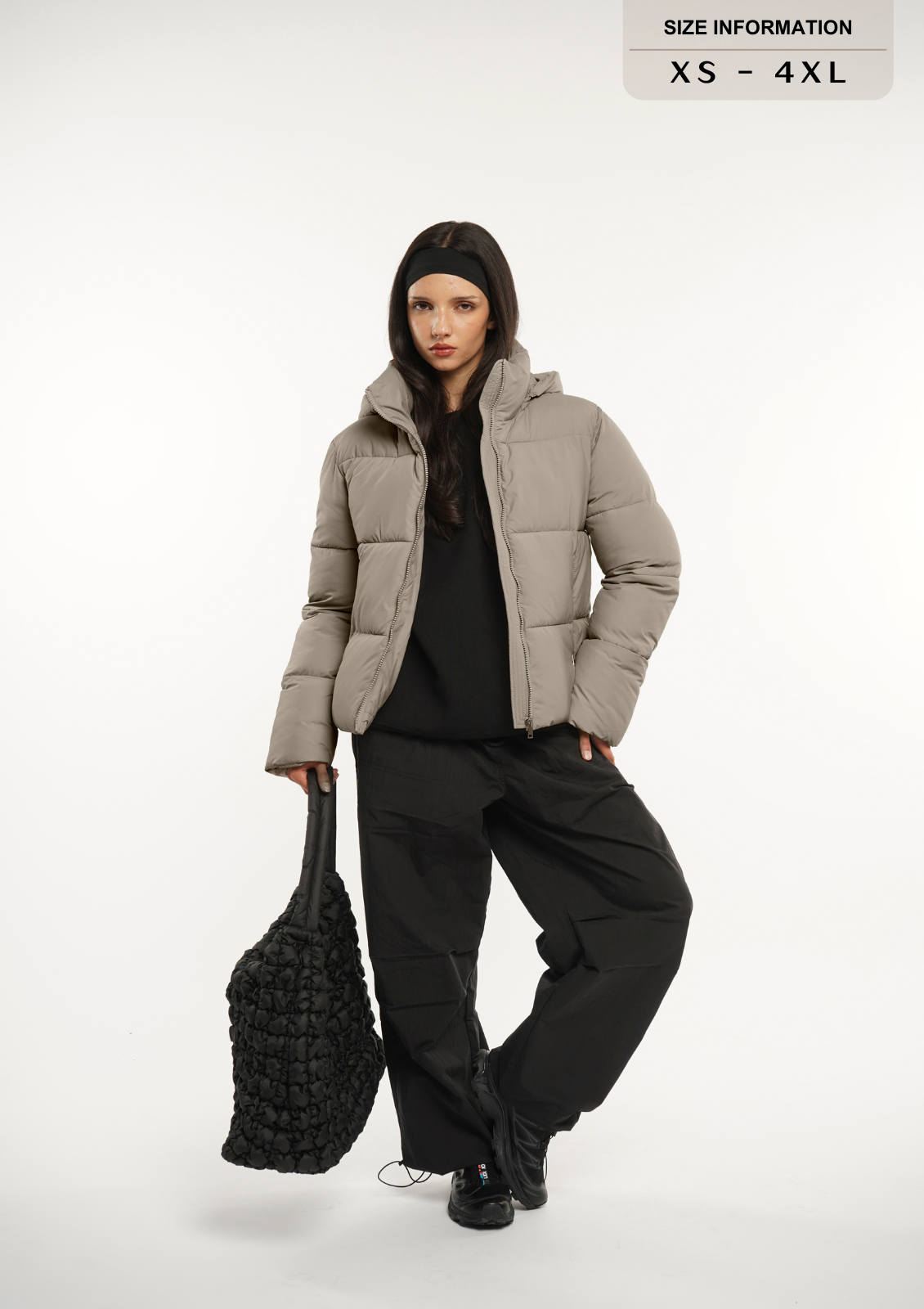 Doudoune à capuche amovible