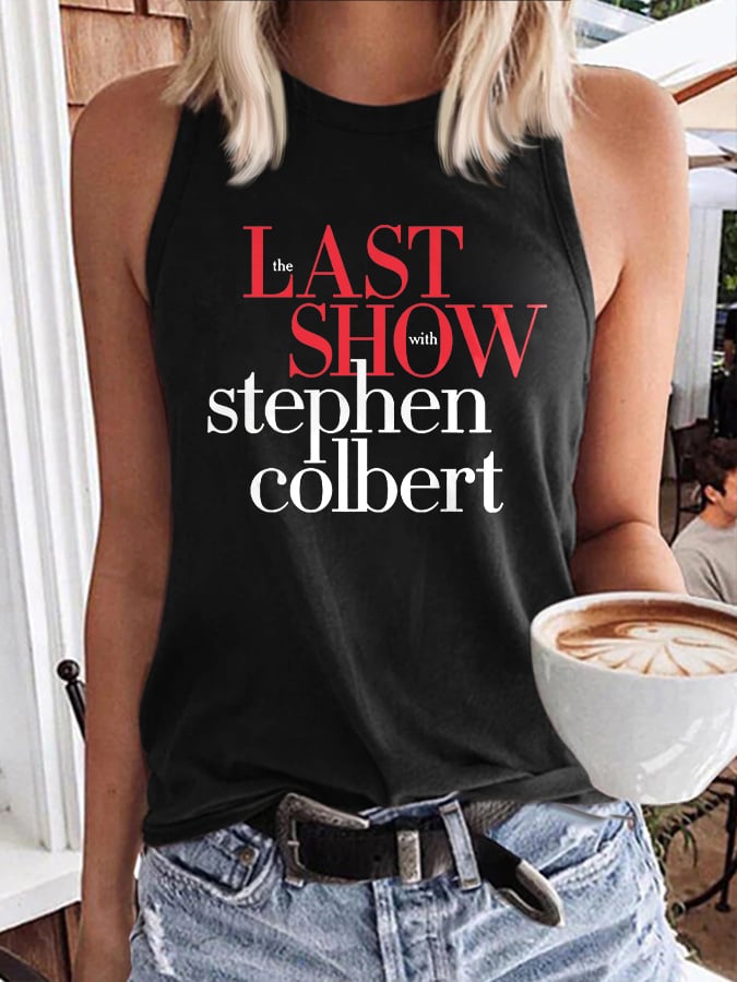 🔥Acquista 3 e ottieni il 15% di sconto🔥Canotta con stampa Retro Last Show