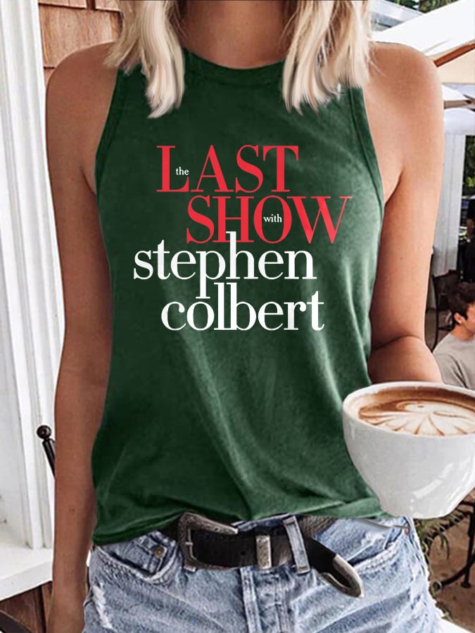 🔥Acquista 3 e ottieni il 15% di sconto🔥Canotta con stampa Retro Last Show