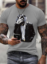 Men's Fun Character Print T-Shirt