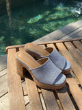 Heeled mules