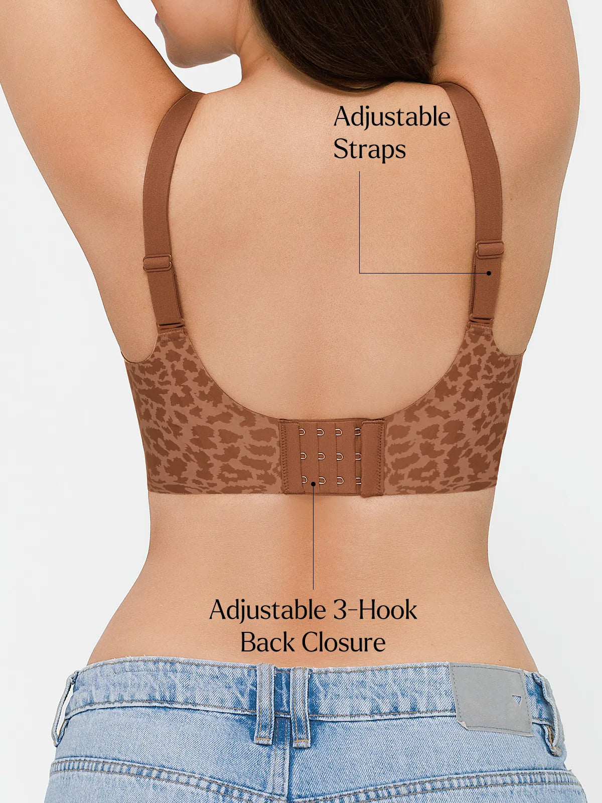 Soutien-gorge sans coutures avec support en gel et maintien des contours