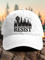 Retro Resist Save The Forest Service Print Baseball Cap
