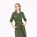 2026 Bea, Long Dress With Waist Tie