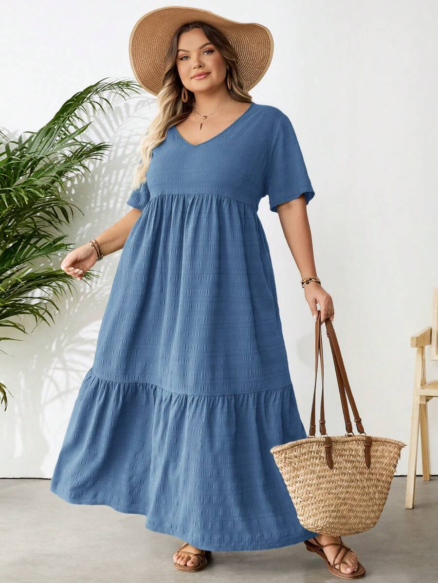 Robe d'été bohème grande taille pour femme