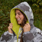 Peignoir de Séchage Imperméable Coupe-Vent, Robe de Changement Doublée Polaire Sherpa Douce, Manteau Veste à Capuche Surdimensionné à Manches Longues pour Enfants, Adultes, Hommes, Femmes, Surf, Plage, Natation, Restez au Sec