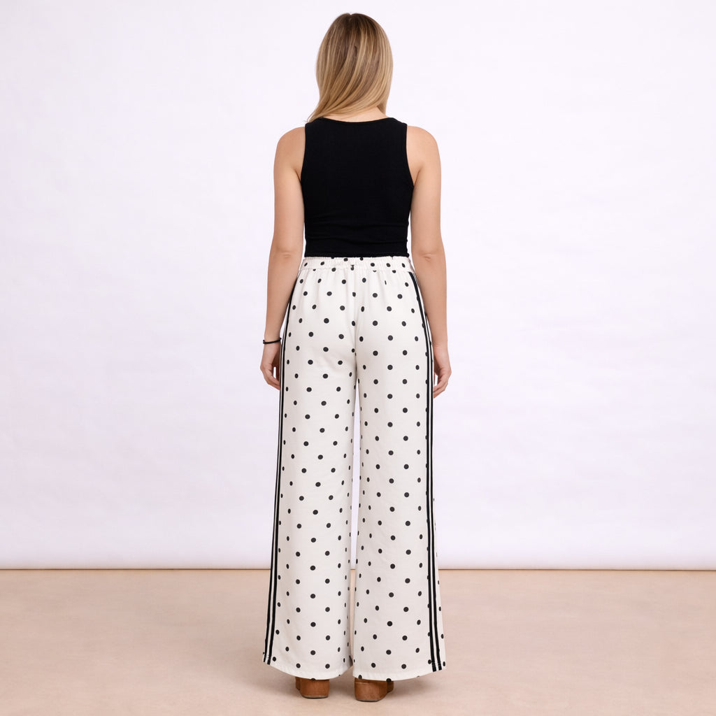 [2026.SOUL] Pantaloni A Pois Con Banda Laterale