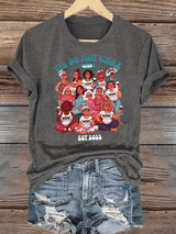 Women's  We don't care about club print  T-shirt