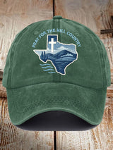 Texas Pray Vintage Baseball Cap