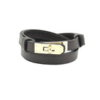 2026 Ermione, Ceinture en Cuir Véritable