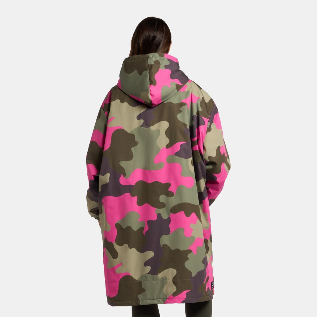 Peignoir de Séchage Imperméable Coupe-Vent, Robe de Changement Doublée Polaire Sherpa Douce, Manteau Veste à Capuche Surdimensionné à Manches Longues pour Enfants, Adultes, Hommes, Femmes, Surf, Plage, Natation, Restez au Sec