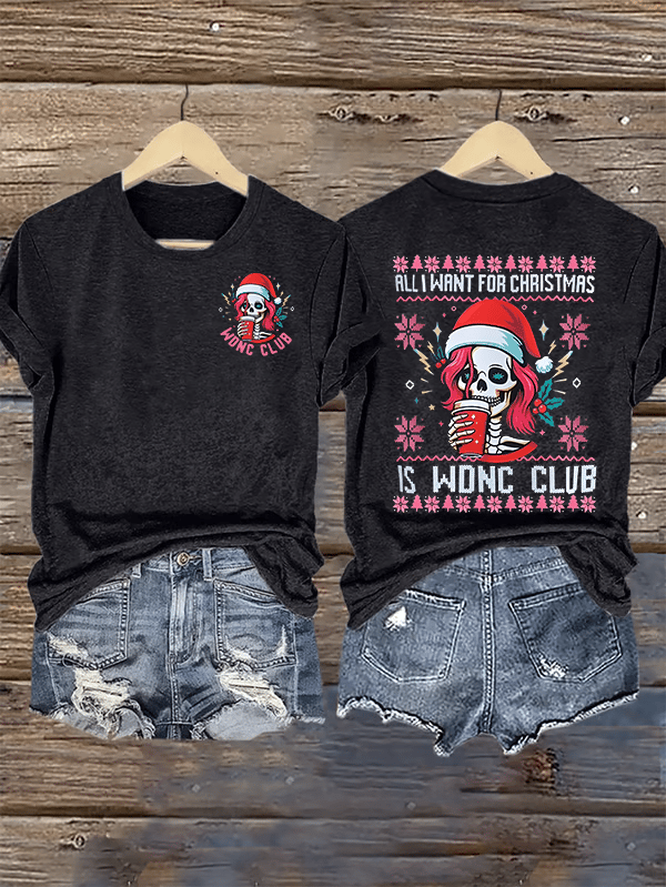 Women's Retro Funny Proud Member Of Club We Do Not Care Menopause Perimenopause Print T-Shirt