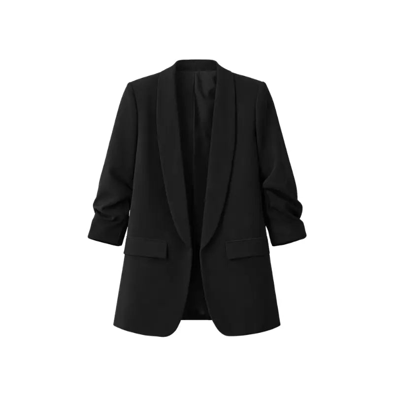 Blazer plissé à l'américaine | Vêtements pour femmes | Blazer | Plissé | Décontracté | Coupe ample