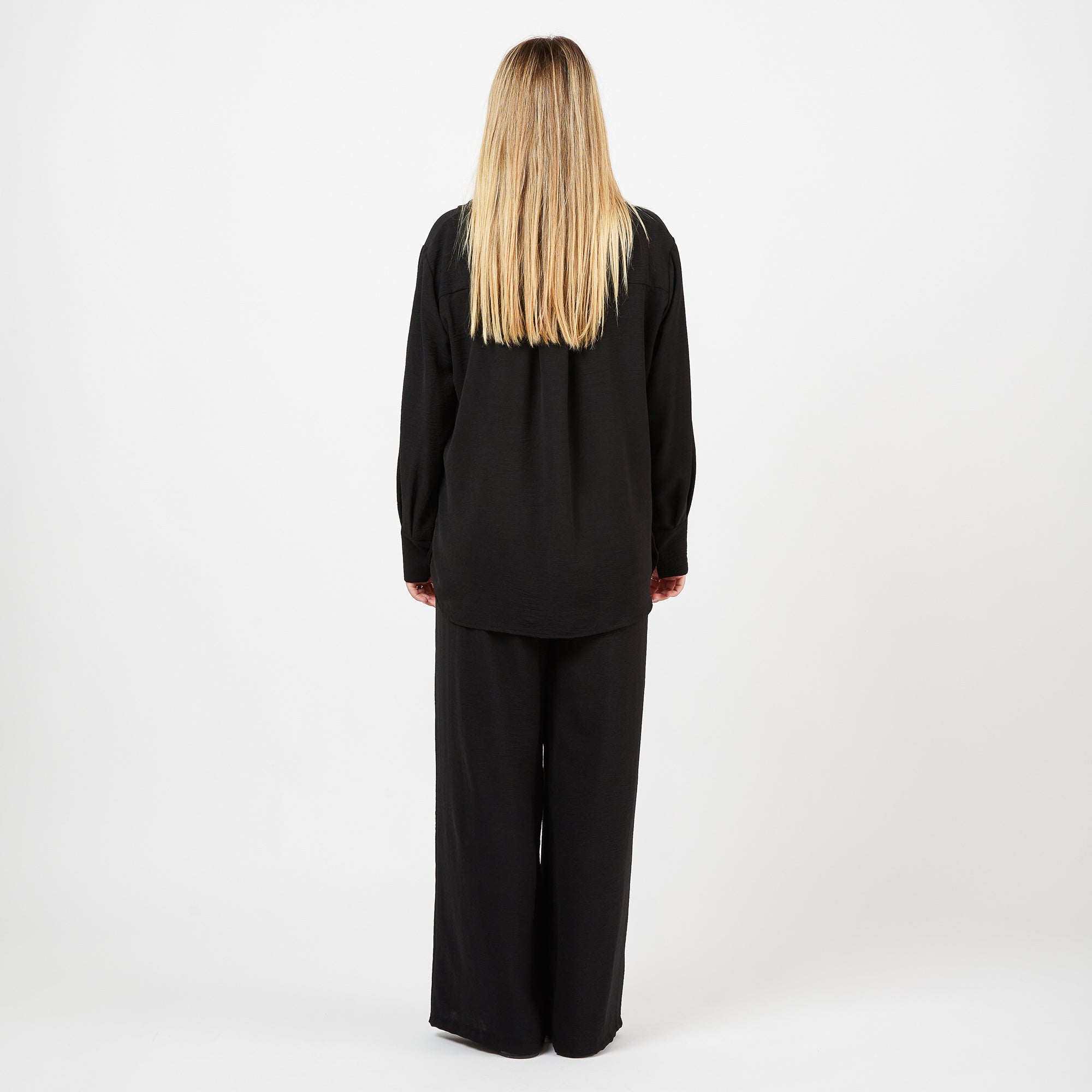 [2026.COUTURE] Completo elegante in camicia e pantalone palazzo morbido comodo