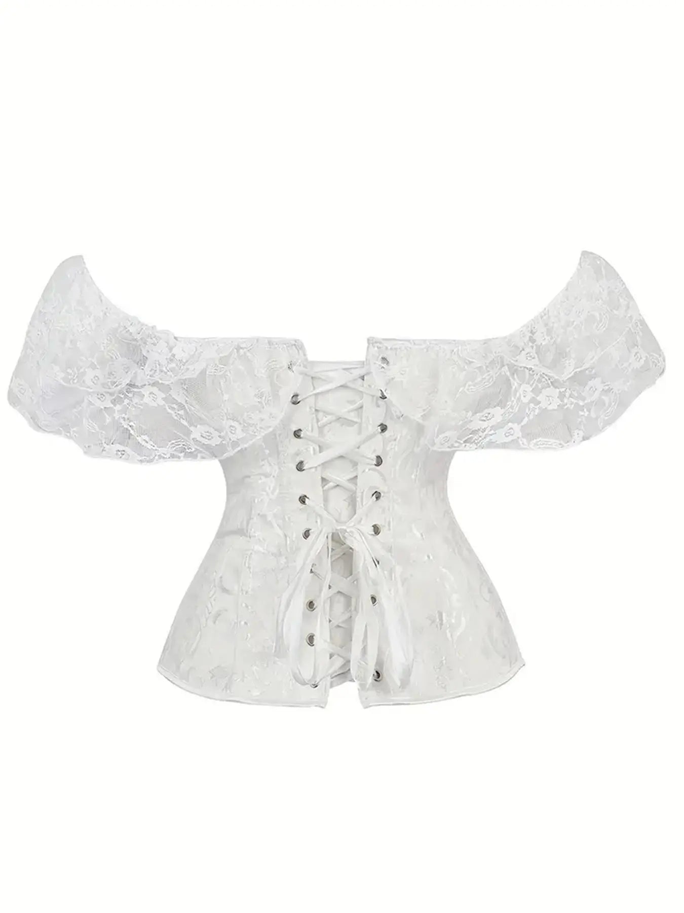 Haut tube de maintien jacquard floral avec baleines et structure de corset, gaine amincissante rétro et élégante, lingerie sculptante pour femme pour toutes les saisons, tops corsets, tops corsets vintage