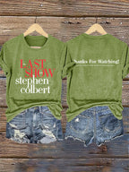 🔥Acquista 3 e ottieni il 15% di sconto🔥T-Shirt Retro Stampa Albero Ultimo Spettacolo