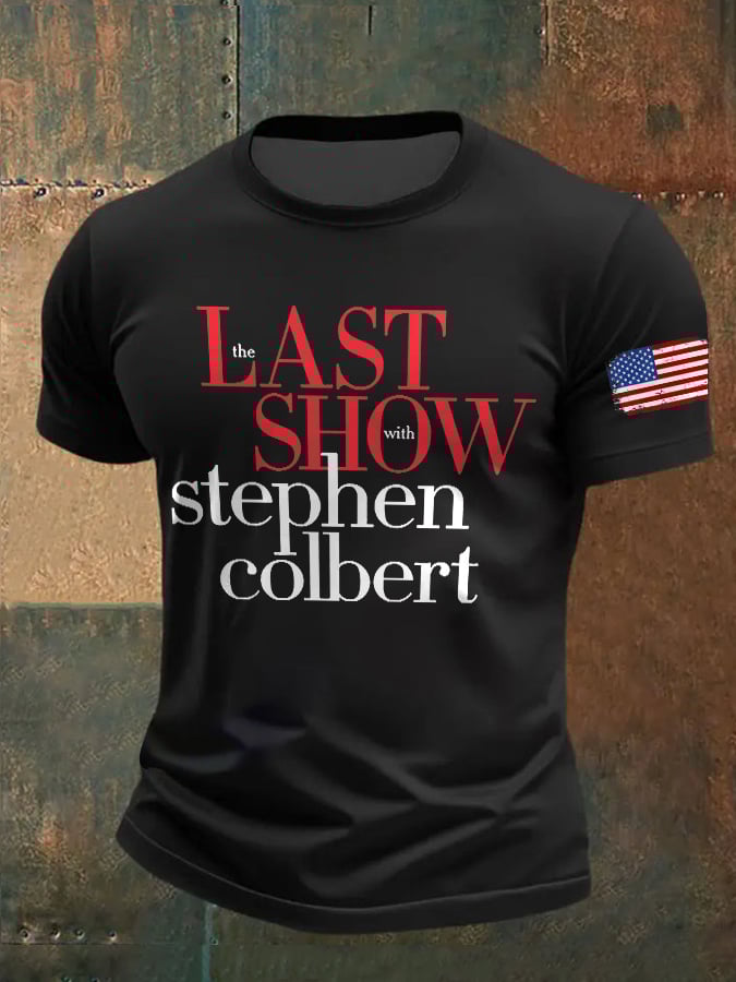 🔥Buy 3 Get 15% Off🔥Men's Retro Last Show Print T-Shirt