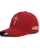 Unisex Faith&Flag Print Baseball Cap