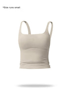 Débardeur de sport uni pour femme