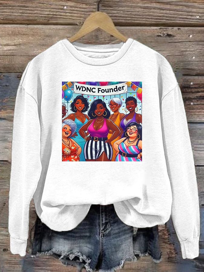 Women's  Retro Funny Proud Member Of Club We Do Not Care Menopause Perimenopause Print  Sweatshirt