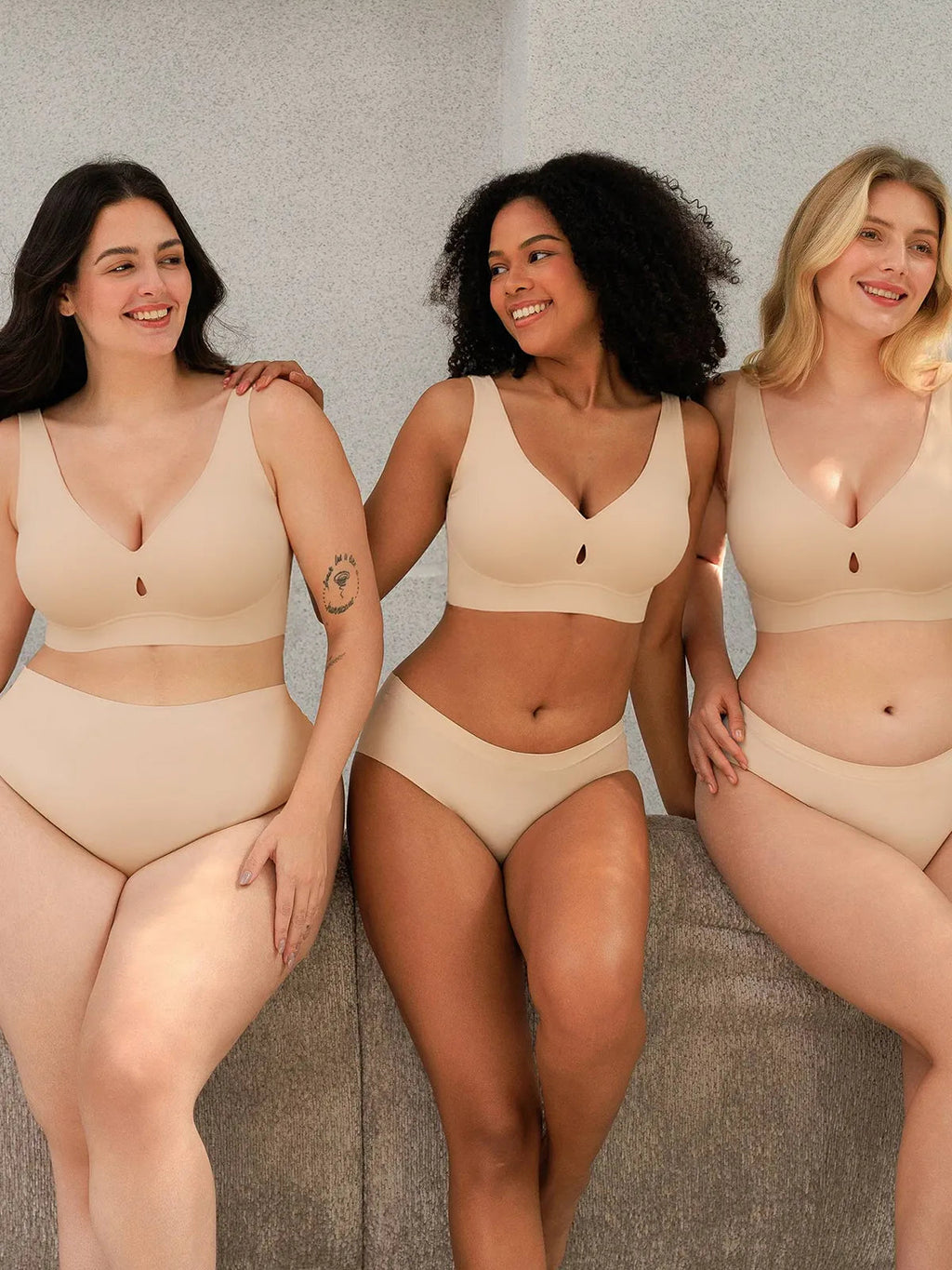 Soutien-gorge sans coutures avec support en gel et maintien des contours