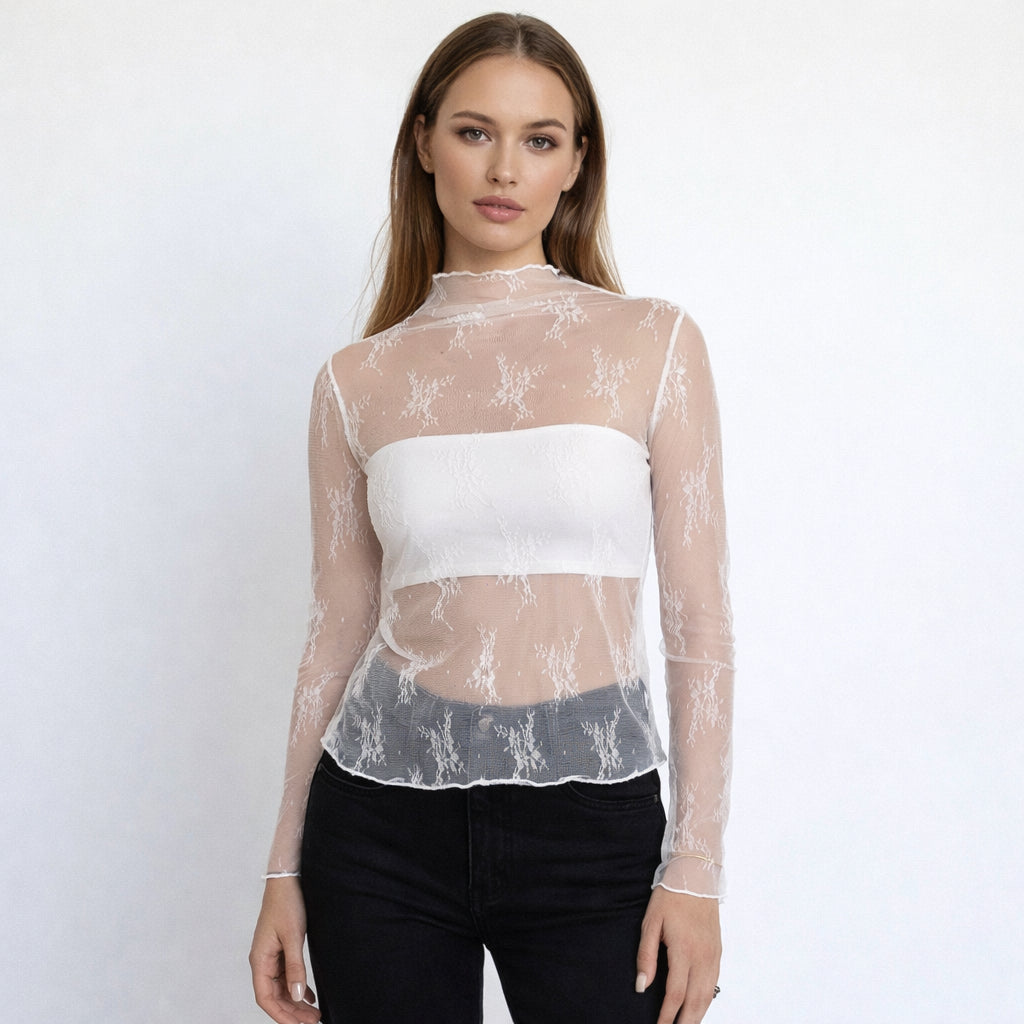 [2026.SOUL] Maglia In Pizzo Velata
