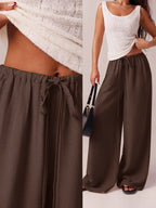 Women's Solid Pocket Pants