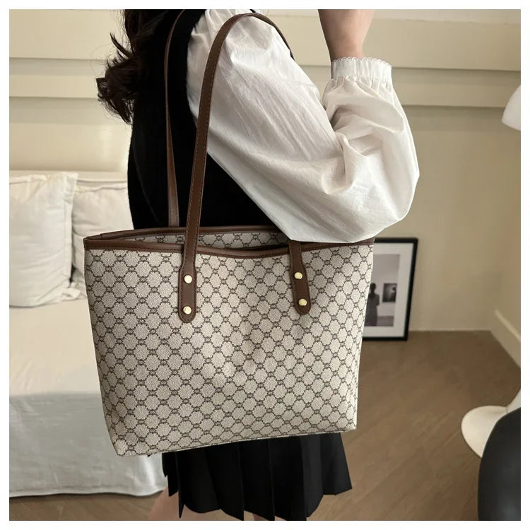 Borsa a Spalla Grande in Tela da Donna