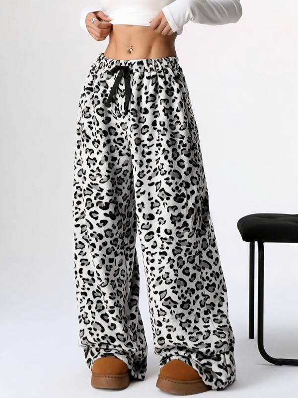 Pantalon décontracté d'hiver à carreaux, neuf, vintage, élastique, droit, ample, épais et chaud, confortable et élégant pour temps froid