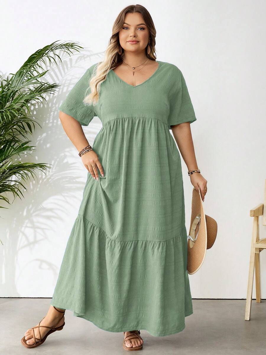 Robe d'été bohème grande taille pour femme