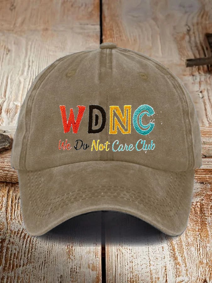 🔥Buy 3 Get 15% Off🔥Unisex  Retro Funny WDNC We Do Not Care Club Menopause Perimenopause Print Baseball Cap