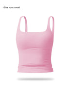 Débardeur de sport uni pour femme