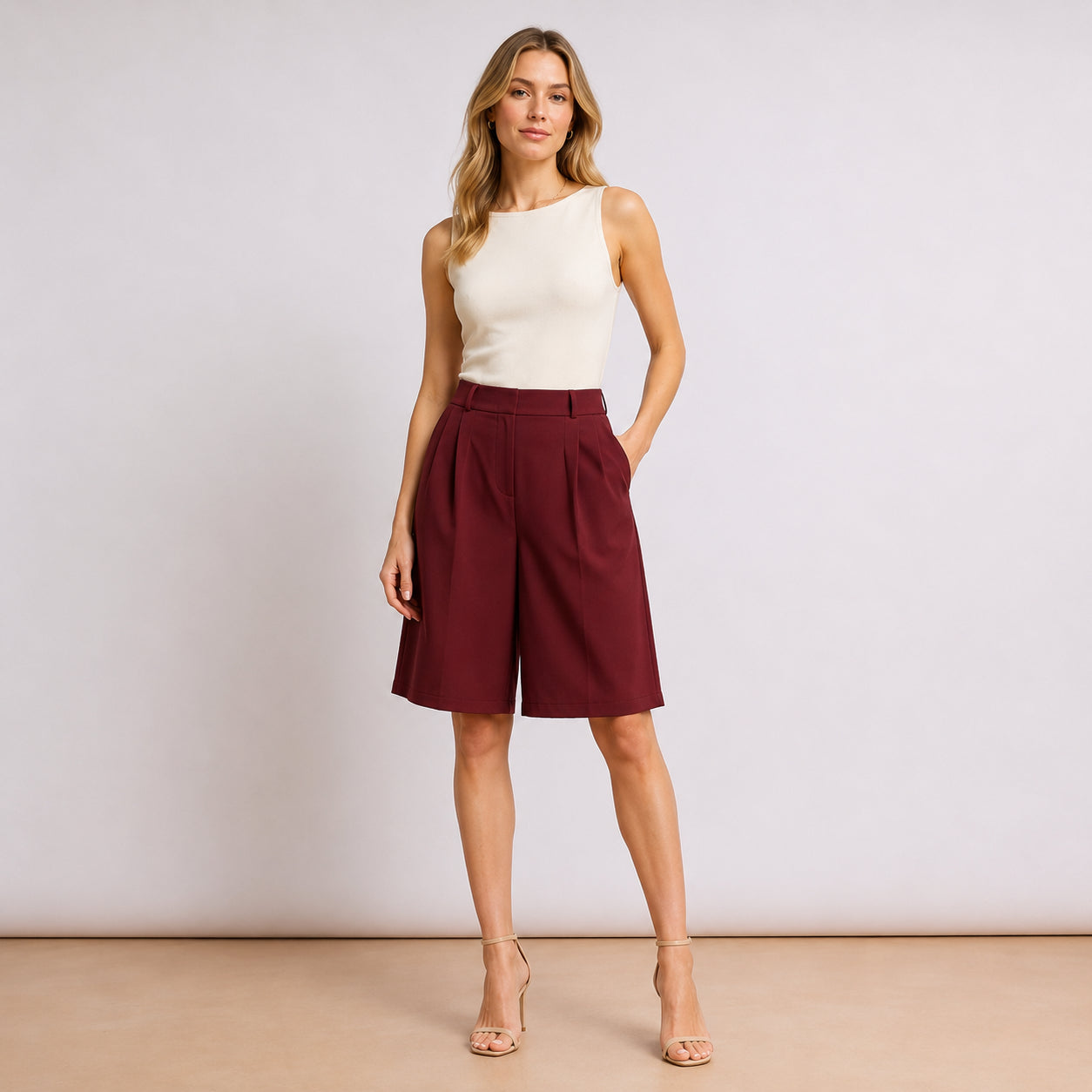 [2026.COUTURE] Bermuda Con Pince